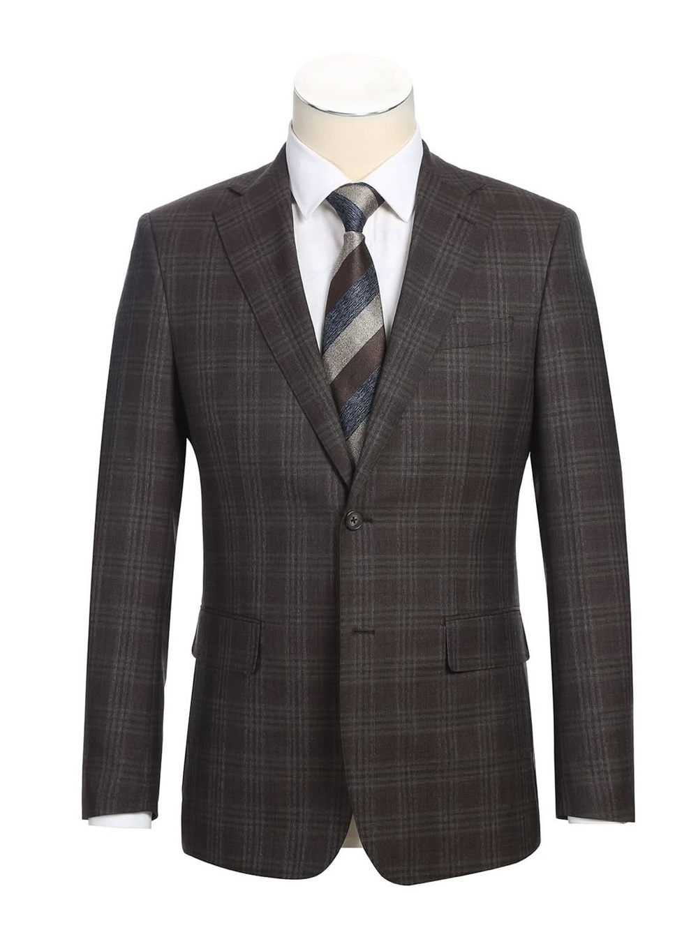 English Laundry Plaid Two Piece Suit